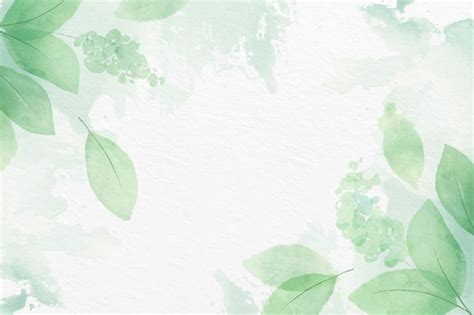 Fundo de natureza aquarela pintado à mão | Vetor Grátis