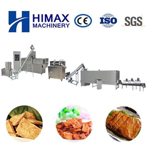 Automatic Industrial Vegetable Meat Extrusion Machinery Tvp Production