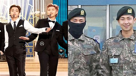 Im So Proud Of You Fans Go Wild Over Latest Military Photos Of Kim Taehyung And Kim Namjoon