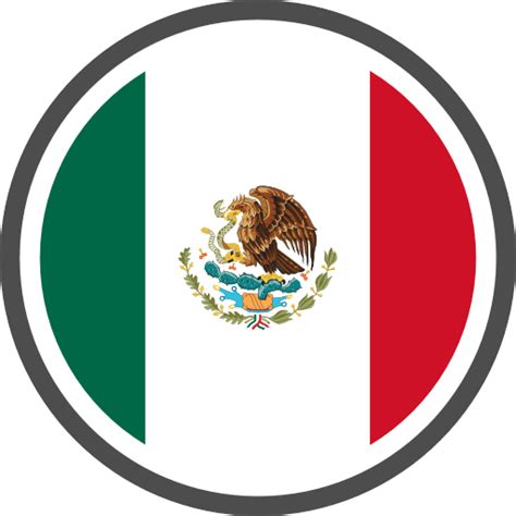 Mexico Flag Round Circle Icon Png And Svg Vector Free Download