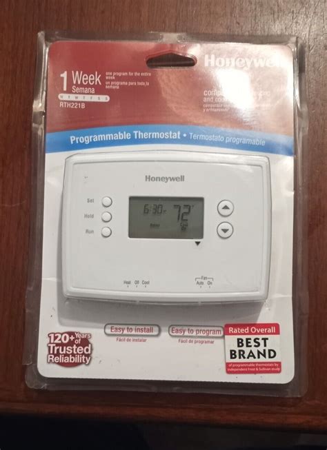 Honeywell Home Rth221b White Digital Basic Programmable Thermostat Free Shipping Ebay