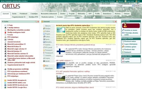 Main Interface Of The Ortus Portal With News Items Download