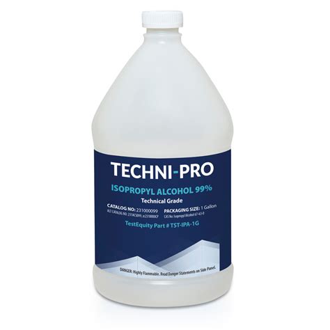 Techni Pro Tst Ipa 1g Isopropyl 998 Alcohol 1 Gallon Techni Tool