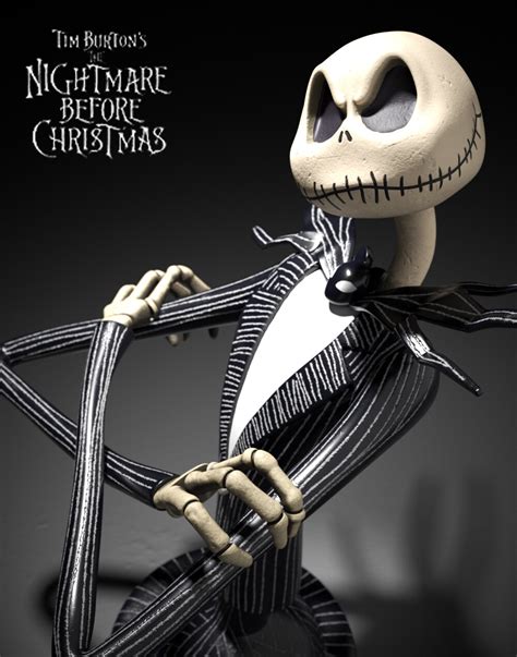 Artstation 3dmodeling Jack Skellington Of The Nightmare Before Christmas