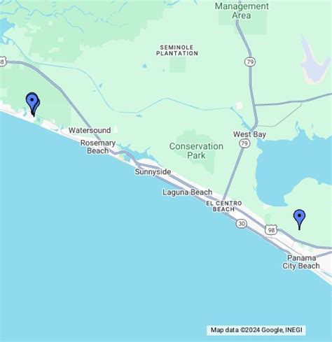 Map Of Watersound Florida Zarla Kathryne