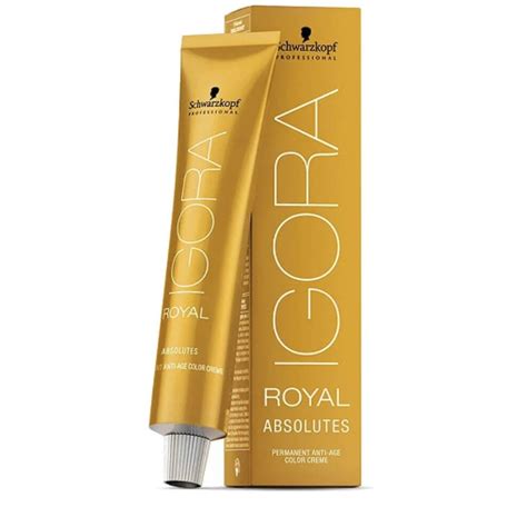 Igora Royal Absolutes Permanent Hair Colour Dark Blonde Gold Natural