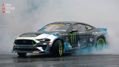 Vaughn Gittin Jr S Supercharged V8 900HP Ford Mustang BURNOUTS