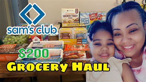 Sams Club Grocery Haul Snacks And Drinks 200 Grocery Haul YouTube