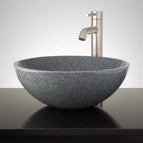 Polished Granite Vessel Sink Natural Stone Creations