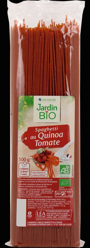 Jardin Bio Spaghetti Bio Au Quinoa En Promo Vendeurs