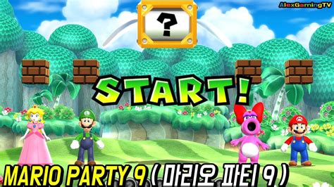 Mario Party 9 Step It Up Peach Vs Luigi Vs Brido Vs Mario Very