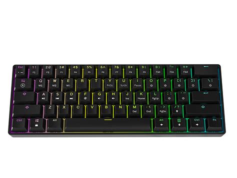 GK61 Mechanical Gaming Keyboard - 61 Keys Multi Color RGB Illuminated ...