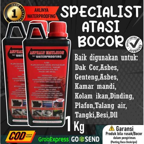 Jual Aspal Cair Waterproofing Pelapis Anti Karat Anti Bocor Anti Rembes