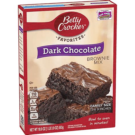 Betty Crocker Dark Chocolate Brownie Mix