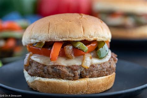 Italian Sausage Burger Grillonadime