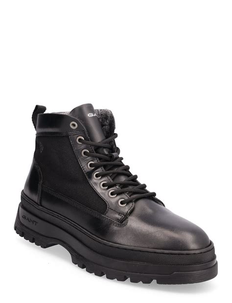 Gant St Grip Mid Boot Black Svart Kr Boozt