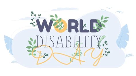 Premium Vector World Disability Day International Day Of Persons