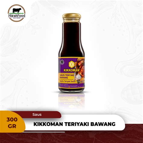 Jual Kikkoman Saus Teriyaki Bawang Garlic Teriyaki Sauce Halal Gram