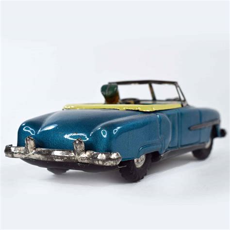 Early 50 S Tin Friction Packard Convertible Open Car With Driver