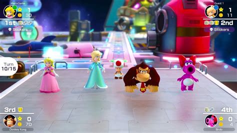 Mario Party Superstars Birdo Vs Peach Vs Donkey Kong Vs Rosalina