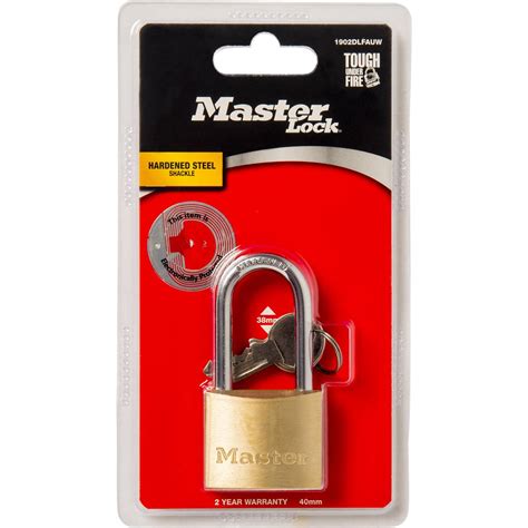 Master Lock 40mm Economy Long Shackle Padlock Woolworths