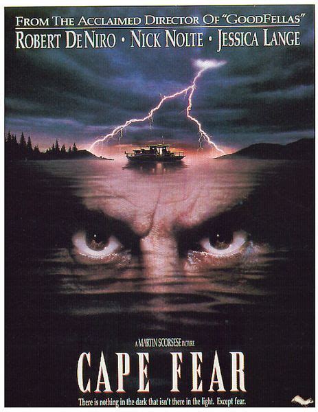 Cape Fear Martin Scorsese Robert De Niro Nick Nolte Jessica