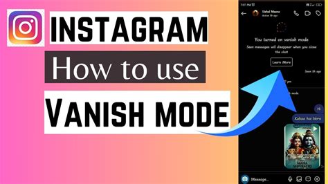 How To Use Instagram Vanish Mode Instagram Vanish Mode On Off Kese