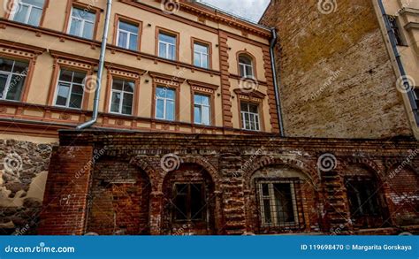 Vyborg Street, Old Finland House in the Vyborg Town.Vyborg, Russia 18 ...