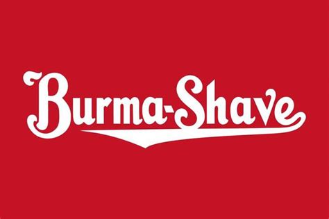 Burma Shave Logo - LogoDix