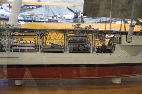 Model, Aircraft Carrier, USS Langley | National Air and Space Museum