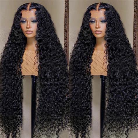 Nantliy Deep Wave Lace Front Wigs Human Hair 13x6 Hd