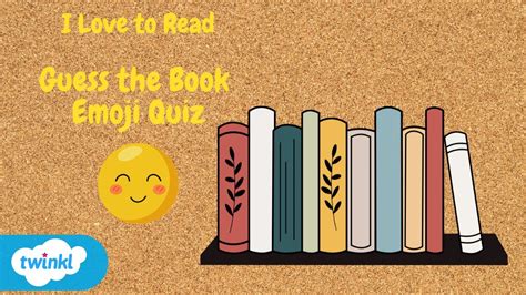 I Love to Read | Guess the Book Emoji Quiz for Kids 😊🐱 🐉🎁 - YouTube