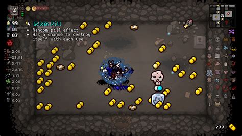 Endless Nameless Golden Pill Profit Rbindingofisaac