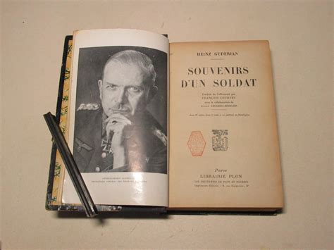 Souvenirs d'un soldat by Guderian, Heinz: Bon Couverture rigide (1954 ...
