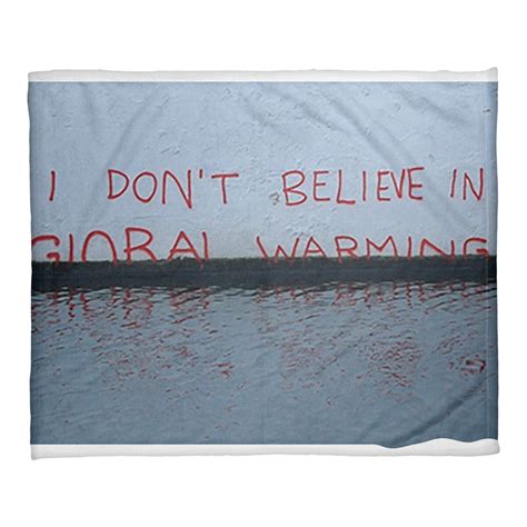 East Urban Home Dont Believe In Global Warming Ripples Fleece Blanket