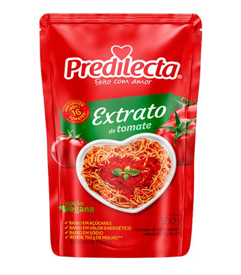 EXTRATO DE TOMATE PREDILECTA SACHÊ UNIDADE 300GR CX C 32 Tozzo