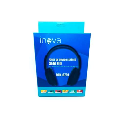 Fone INOVA BLUETOOTH Microfone FON 6701 Site Oficial Inova