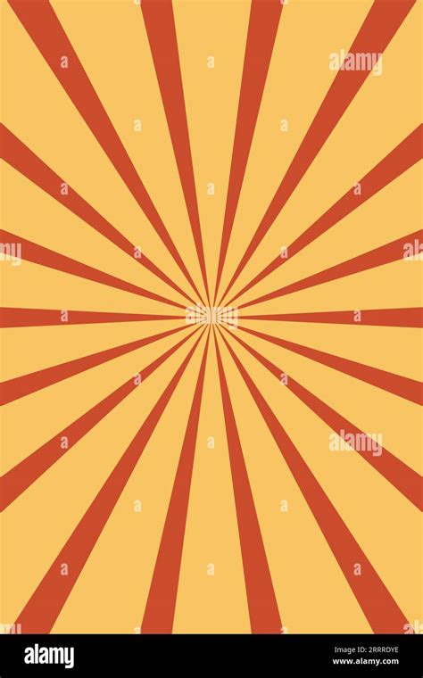 Retro Background Of Sunbeams Groove Poster Radial Color Rays Explosion