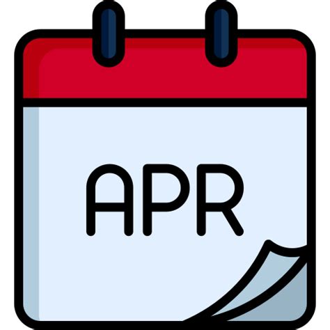 April Generic Color Lineal Color Icon