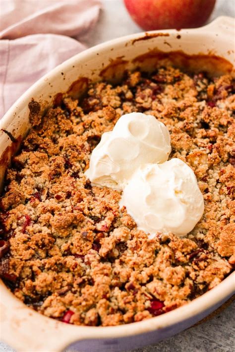 Healthy Apple Cranberry Crisp Paleo Vegan What Great Grandma Ate