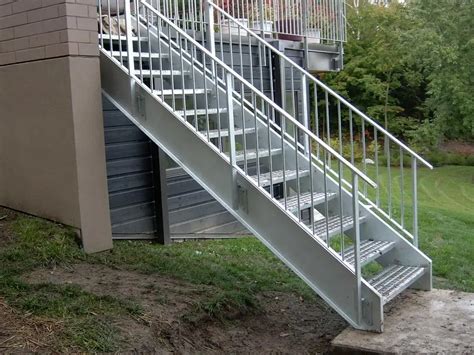 Galvanized Steel Railings Stairs Can Be Interior Or Exterior - Buy ...