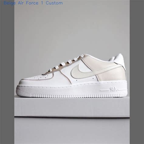 Beige Air Force 1 Customorder Now: - Etsy