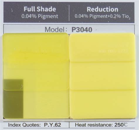 Pigment Yellow 62 Monoazo Yellow Pigment Ranbar P3040