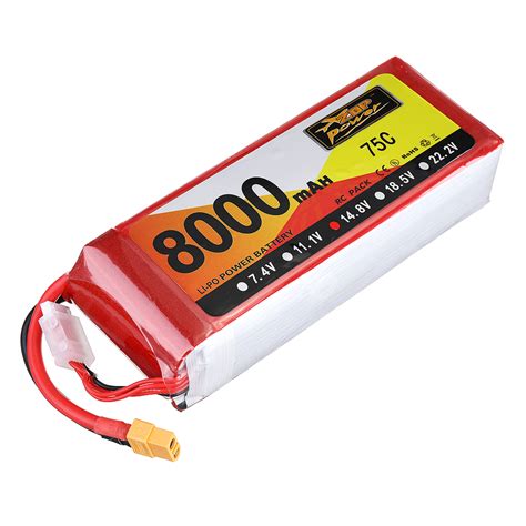 Zop Power V Mah C S Lipo Battery Xt Plug For Rc Car Quadcopter