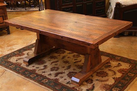 Rocky Creek Rustic Trestle Dining Set Dining Table Rustic Barnwood Dining Table Rustic Dining