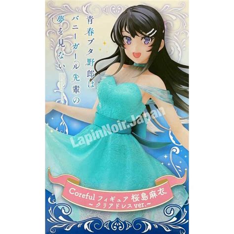 Shop The Stunning Bunny Girl Senpai Figure Mai Sakurajima Clear Dress Ver Coreful Taito