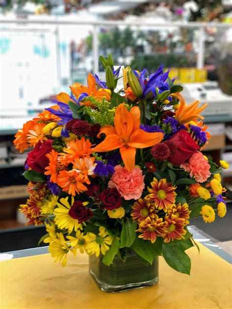 Fiesta Bouquet In Brooklyn Ny Marine Florists Order Flowers Online