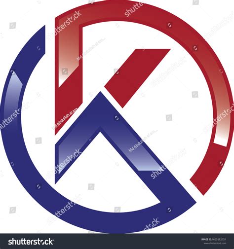 K Letter Modern Logo Design Royalty Free Stock Vector 1625382751