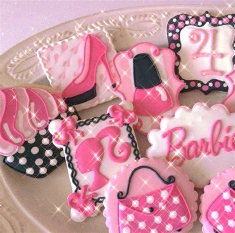 Barbie Theme Barbie Cake Barbie Party Cookie Frosting Cookie Cake