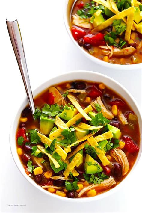 Slow Cooker Chicken Tortilla Soup | Gimme Some Oven